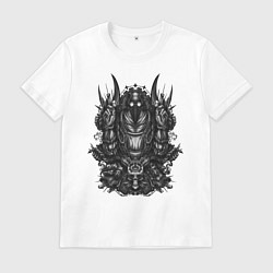 Футболка хлопковая мужская Hunt Showdown Чумной Доктор, цвет: белый