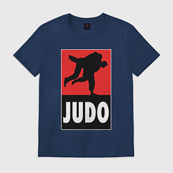 Футболка хлопковая мужская Judo, цвет: тёмно-синий