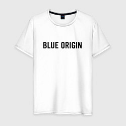 Футболка хлопковая мужская BLUE ORIGIN, цвет: белый