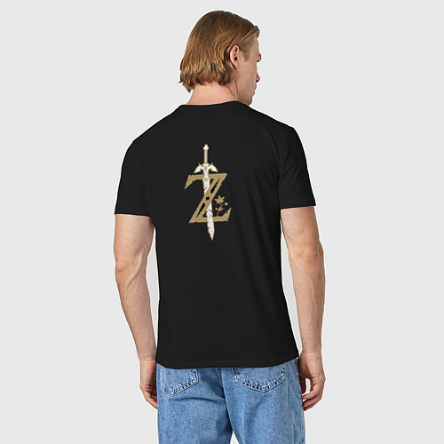 Мужская футболка Z Link / Черный – фото 4