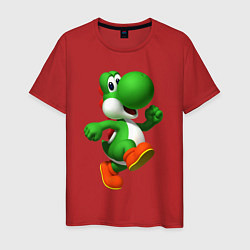 Футболка хлопковая мужская 3d Yoshi, цвет: красный