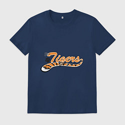 Футболка хлопковая мужская Super Tigers, цвет: тёмно-синий