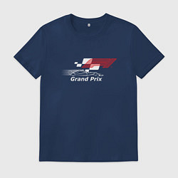 Футболка хлопковая мужская Формула 1 F1, цвет: тёмно-синий