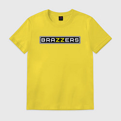 Футболка хлопковая мужская Brazzers, цвет: желтый