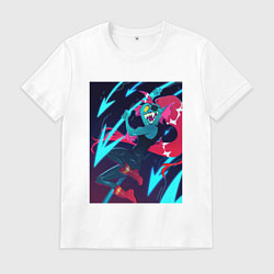 Футболка хлопковая мужская Deltarune Vol 10, цвет: белый