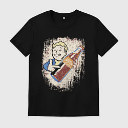 Футболка хлопковая мужская Nuka Cola, Fallout, цвет: черный