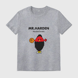 Футболка хлопковая мужская Мистер Харден, цвет: меланж
