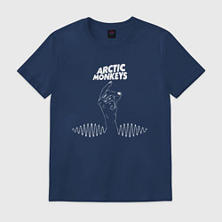Футболка хлопковая мужская Arctic Monkeys mardy bum, цвет: тёмно-синий