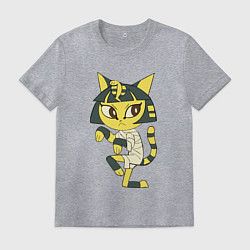 Футболка хлопковая мужская Animal Crossing Анка, цвет: меланж