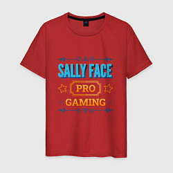 Футболка хлопковая мужская Sally Face PRO Gaming, цвет: красный