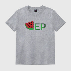 Футболка хлопковая мужская Арбузер DR Абьюзер, цвет: меланж