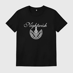 Футболка хлопковая мужская Nightwish Рок, цвет: черный