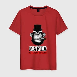 Футболка хлопковая мужская Мафия - Mafia, цвет: красный