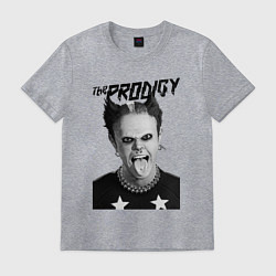 Футболка хлопковая мужская Firestarter - The prodigy, цвет: меланж