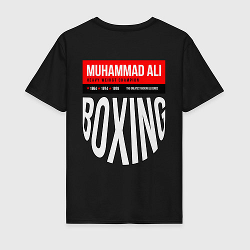 Мужская футболка Muhammad Ali двухсторонняя / Черный – фото 2