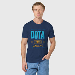 Футболка хлопковая мужская Игра Dota PRO Gaming, цвет: тёмно-синий — фото 2