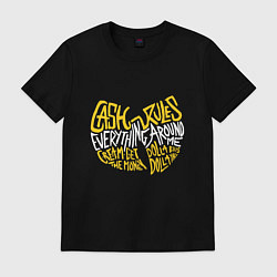 Футболка хлопковая мужская CREAM Wu-Tang, цвет: черный