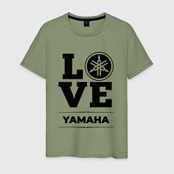 Футболка хлопковая мужская Yamaha Love Classic, цвет: авокадо