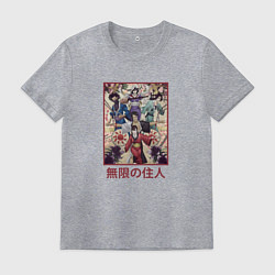Футболка хлопковая мужская Blade of the Immortal, цвет: меланж