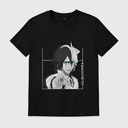 Футболка хлопковая мужская УлькиорраUlquiorra, цвет: черный