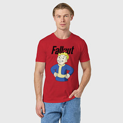 Футболка хлопковая мужская Fallout blondie boy, цвет: красный — фото 2