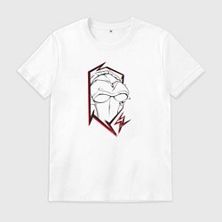 Футболка хлопковая мужская Boobs, цвет: белый