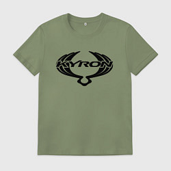 Футболка хлопковая мужская SsangYong Kyron, цвет: авокадо