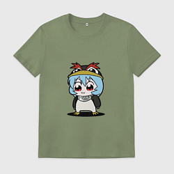 Футболка хлопковая мужская Чиби Рей, цвет: авокадо