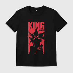 Футболка хлопковая мужская King of Games Югио, цвет: черный