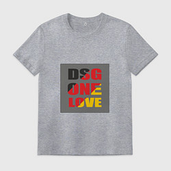 Футболка хлопковая мужская Коробка DSG, цвет: меланж
