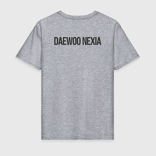 Мужская футболка Daewoo nexia / Меланж – фото 2