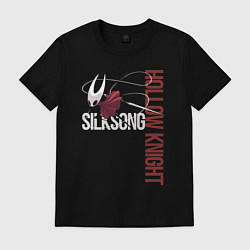 Футболка хлопковая мужская Hollow Knight: Silksong, цвет: черный