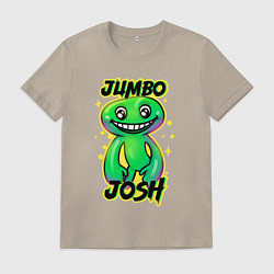 Футболка хлопковая мужская Jumbo Josh, цвет: миндальный