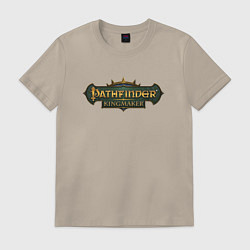 Футболка хлопковая мужская Pathfinder Kingmaker, цвет: миндальный