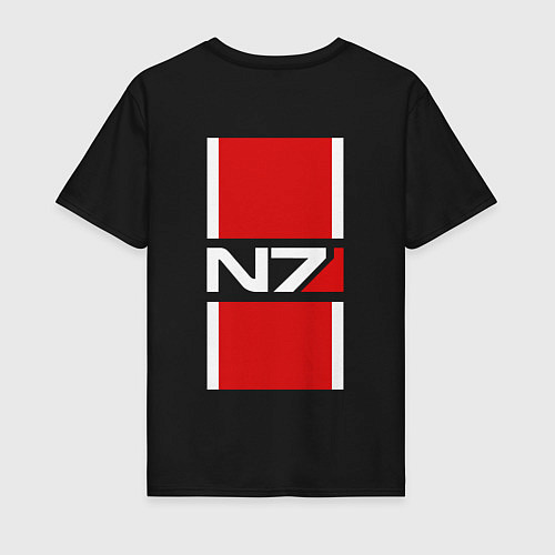 Мужская футболка Mass Effect N7 systems alliance special forces / Черный – фото 2
