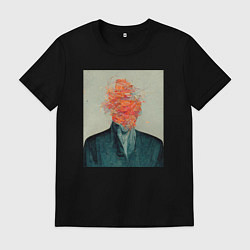 Футболка хлопковая мужская Error Brain, цвет: черный