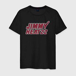 Футболка хлопковая мужская Jimmy Heat 22, цвет: черный