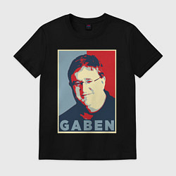Футболка хлопковая мужская Gaben, цвет: черный