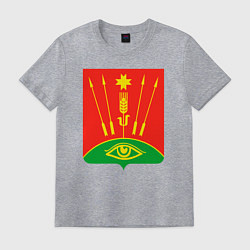 Футболка хлопковая мужская Глазовский район, цвет: меланж