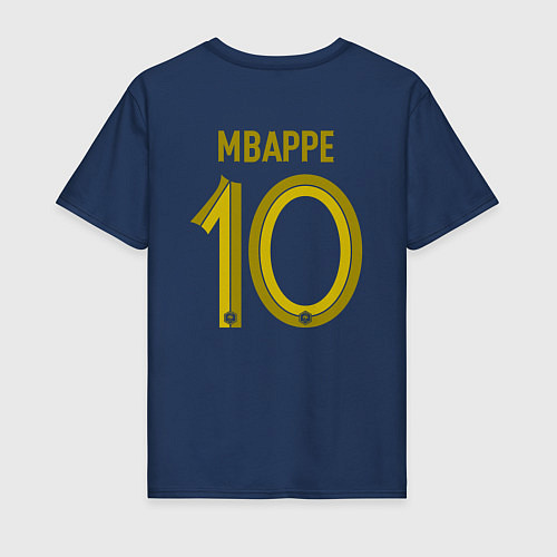 Мужская футболка Килиан Мбаппе ЧМ 2022 сборная Франции / Тёмно-синий – фото 2