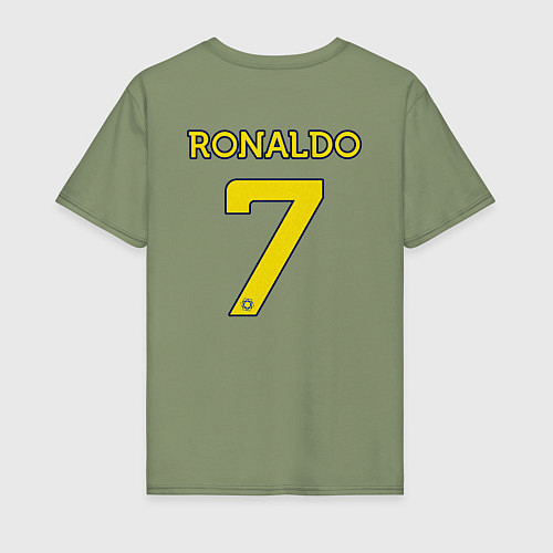 Мужская футболка Криштиану Роналду 7 Аль Наср / Авокадо – фото 2