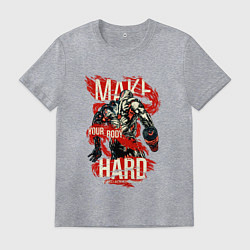 Футболка хлопковая мужская Твое тело, цвет: меланж