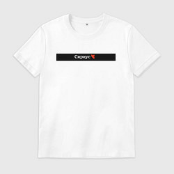 Футболка хлопковая мужская Сириус города России, цвет: белый