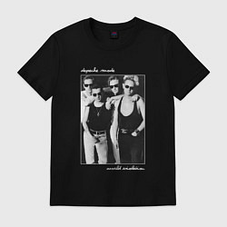 Футболка хлопковая мужская Depeche Mode World Violation Tour - Band Design, цвет: черный