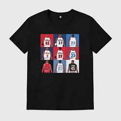 Футболка хлопковая мужская Jordan plays, цвет: черный