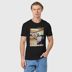 Футболка хлопковая мужская Camouflage - Sensor tour 2003, цвет: черный — фото 2