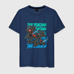 Футболка хлопковая мужская Dark Speakerman, цвет: тёмно-синий