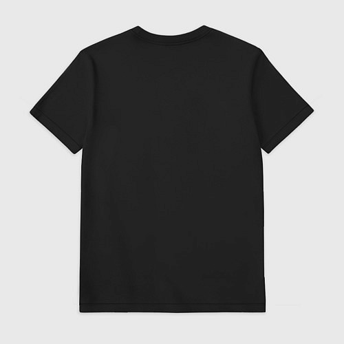 Мужская футболка Кот-солдат / Черный – фото 2