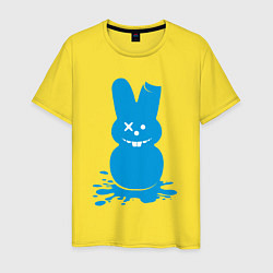 Футболка хлопковая мужская Blue bunny, цвет: желтый