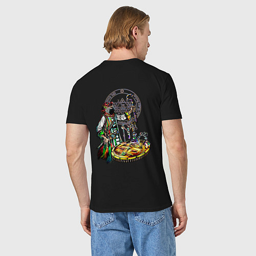 Мужская футболка Стеклянные колбочки / Черный – фото 4